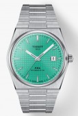 TISSOT 40MM STAINLESS PRX POWERMATIC 80 MINT GREEN DIAL