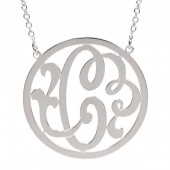 Sterling Silver Initial Pendant