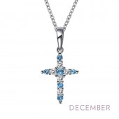 December Birthstone Necklace
