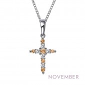 November Birthstone Necklace