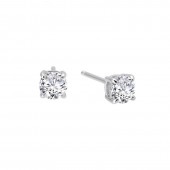 1 Ct Tw Stud Earrings