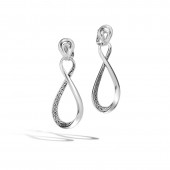 Asli Classic Chain Link Drop Earring In Silver