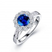 Halo Engagement Ring