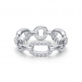 Paperclip Chain Ring