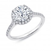 2.51 Ct Tw Halo Engagement Ring