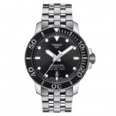 TISSOT SEASTAR 1000 POWERMATIC 80 HOUR BLACK DIAL AND BEZEL