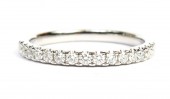 14K WHITE GOLD DIAMOND BAND