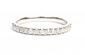 14K WHITE GOLD DIAMOND BAND