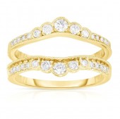 14K YELLOW GOLD DIAMOND JACKET