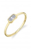 14K YELLLOW GOLD BAGUETTE DIAMOND RING