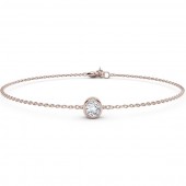 18K YELLOW GOLD .30CT De Beers Forevermark TRIBUTE BRACELET
