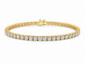14K WHITE GOLD DIAMOND TENNIS BRACELET