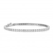 14K WHITE GOLD 2.00CTW TENNIS BRACELET