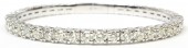 14K White Gold 9.90Ctw Diamond  Bracelet
