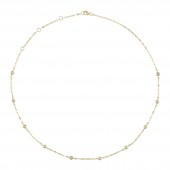14K YELLOW GOLD DIAMONDS BY THE YARD SPARKLE CHAIN