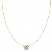 14K YELLOW GOLD DIAMOND PENDANT .51CT