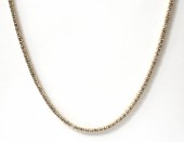 14K YELLOW GOLD DIAMOND  TENNIS NECKLACE 6.88CTW