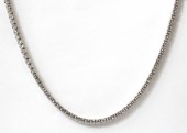14K WHITE GOLD DIAMOND TENNIS NECKLACE