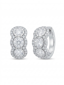 14K WHITE GOLD DIAMOND EARRINGS