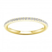 14K YELLOW GOLD .18CTW DIAMOND BAND