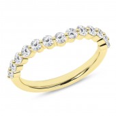 LAB GROWN DIAMOND 14K YELLOW GOLD BUBBLE BAND