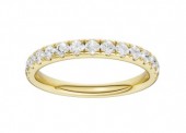 14K YELLOW GOLD LAB GROWN DIAMOND BAND .50CTW