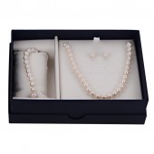 STERLING SILVER FRESHWATER PEARL 3 PIECE SET