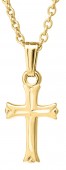 14K GOLD FILLED BABY CROSS NECKLACE