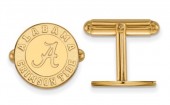 Gold Plated University of Alabama Cuff Links