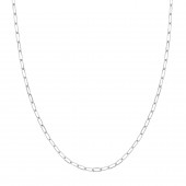 STERLING SILVER 2.2MM PAPERCLIP CHAIN