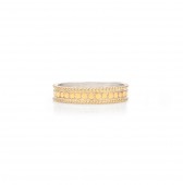 Anna Eck Gold Plate Dotted Stacking Ring Size 7