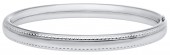 STERLING SILVER BEADED EDGE BABY BRACELET
