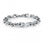 STAINLESS STEEEL ANCHOR LINK BRACELET