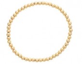 4MM GOLD FILLED BEAD BRACELET