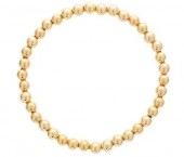 5MM GOLD FILLED BEAD BRACELET