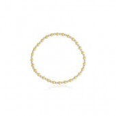 4MM STERLING SILVER AND GOLD FILLED BEAD BRACELET