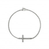 JOHN HARDY 2MM MINI ROLO CROSS BRACELET