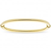 GOLD PLATED POLISHED BANGLE BRACELET