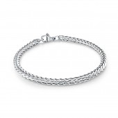 STAINLESS STEEL 4.5MM FRANCO BRACELET