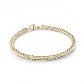 GOLD PLATED 4.5MM FRANCO BRACELET