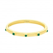 18K  GOLD PLATED MOTA MALACHITE BRACELET