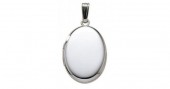 STERLING SILVER OVAL LOCKET