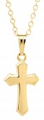 14K GOLD FILLED BABY CROSS NECKLACE