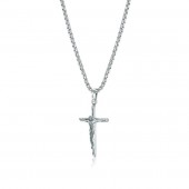 STAINLESS STEEL CRUCIFIX NECKLACE