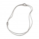 JOHN HARDY STERLING SILVER MANAH ADJUSTABLE CHAIN