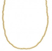 4MM GOLD FILLED BRIGHT SHINE NECKLACE