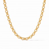 JULIE VOS GOLD PLATED ESME LINK NECKLACE