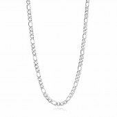 STAINLESS STEEL FIGARO LINK CHAIN