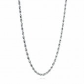 STAINLESS STEEL 3MM ROPE CHAIN