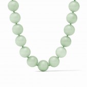 JULIE VOS PORTOFINO BEADED AQUA JADE NECKLACE